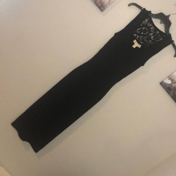 Michael Michael Kors Stretch Bodycon Lace Trim Dress - Picture 10 of 10